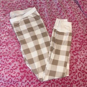 Old Navy Beige Buffalo Thermal PJs
